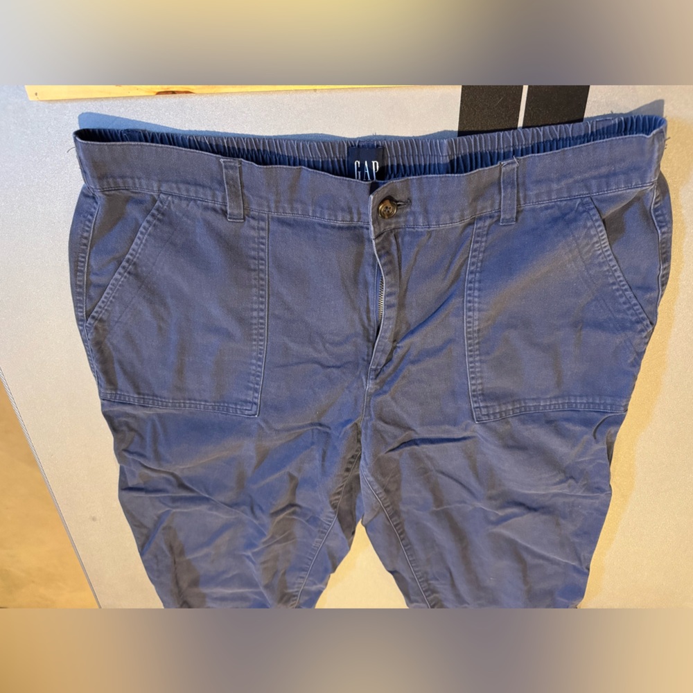 3 Gap Women’s XL Joggers- Black, Blue, Tan - Picture 7 of 16
